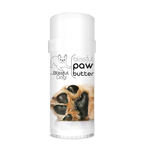 The Blissful Dog Paw Butter, Moisturizer For Dry Paw Pads, Softens and Protects a Rough Paw in Winter, Versatile, Lick-Safe Dog Paw Pad Balm, 3 oz. - 2.25 Ounce