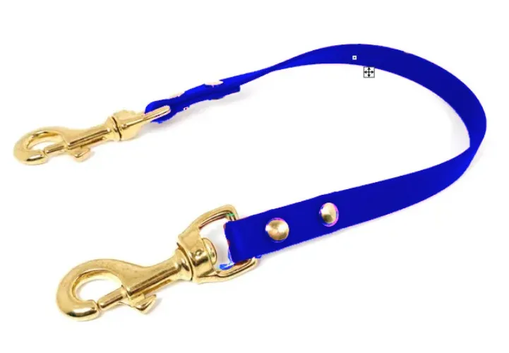 (Blue) Service Dog Pull Strap, 5/8 Biothane Waterproof Pull Strap