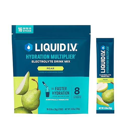 Liquid I.V.® Hydration Multiplier - Pear | Electrolyte Powder Drink Mix | 1 Pack (16 Servings) - Pear