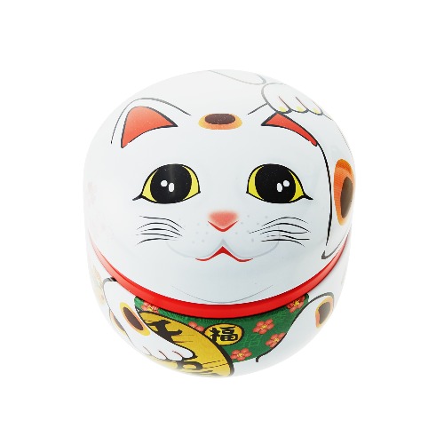 Maneki Neko White Lucky Cat Tea - Fukamushicha Tea -