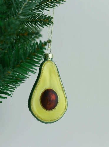 Avocado Christmas Tree Ornament
