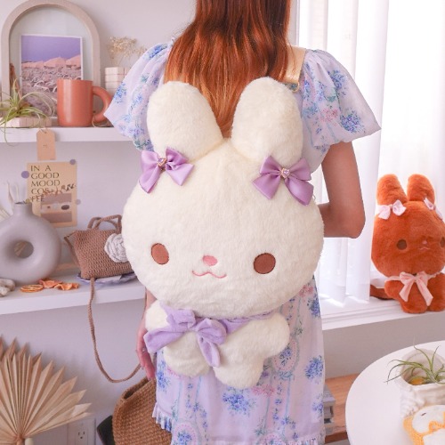 Jumbo Bunny ♡ Backpack - Vanille (cream)