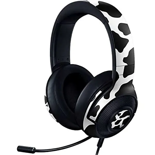 Skinit Decal Skin compatible with Razer Kraken X Gaming Headset - Skinit Originally Designed Cow Print Design