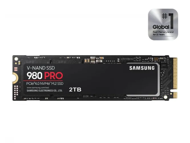 Storage: Samsung 980 Pro 2 TB M.2-2280 PCIe 4.0 X4 NVME Solid State Drive