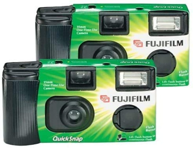Fujifilm QuickSnap Flash 400 One-Time-Use Camera - 2 Pack - 2 Pack (QuickSnap)