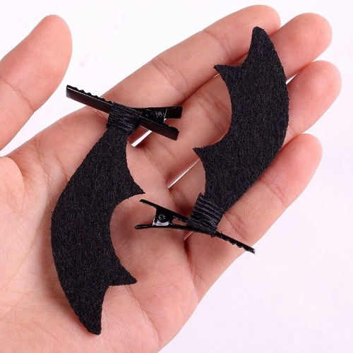 Bat Wing Headband & Clips - Bat Hair Clips