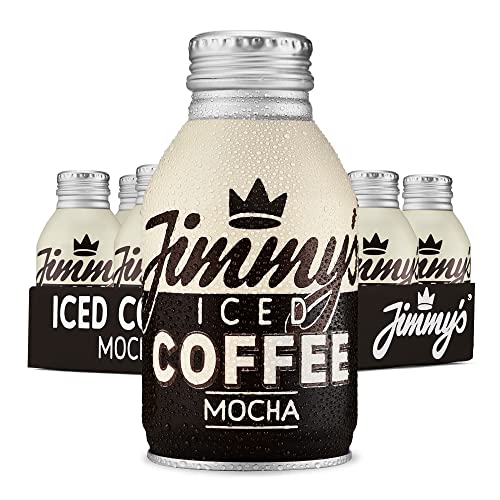Jimmy’s Iced Coffee Mocha BottleCan 12 x 275ml Multipack (Crate of 12) Cold Chocolate Milk & Coffee Tins Bulk Pack - Coffee, Mocha - 275 ml (Pack of 12)