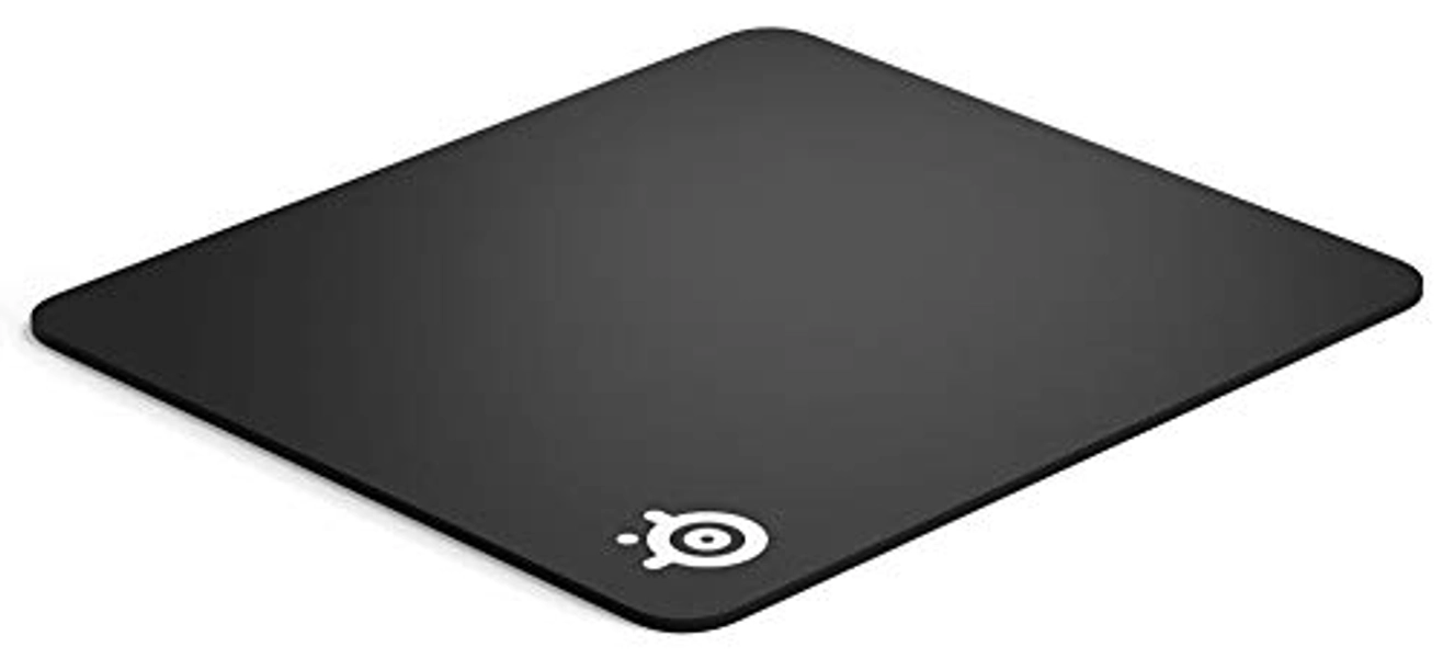 SteelSeries QcK Heavy Cloth Gaming Mouse Pad - Extra Thick Non-Slip Base - Micro-Woven Surface - Optimized For Gaming Sensors - Size L (450 x 400 x 6mm) - Black