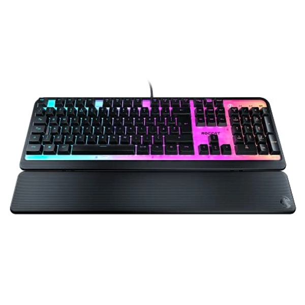 Roccat Magma - Membrane Gaming Keyboard with RGB Lighting (UK Layout), black