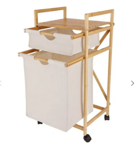 Laundry Basket with Shelf💕