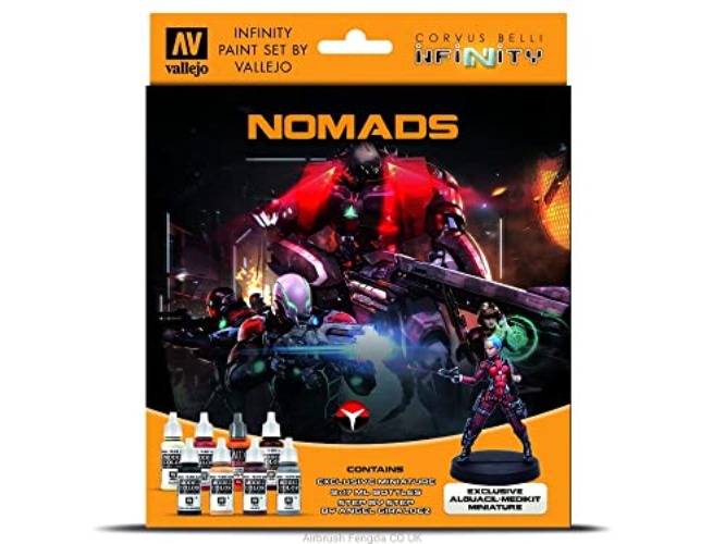Corvus Belli S.L.L. Model Color Set: Infinity Nomads Exclusive Miniature