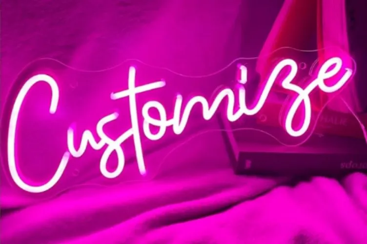 Custom neon sign