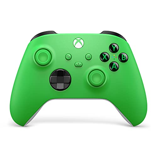 Xbox Wireless Controller Velocity Green - Wireless & Bluetooth Connectivity - New Hybrid D-Pad - New Share Button - Featuring Textured Grip - Easily Pair & Switch Between Devices - Velocity Green