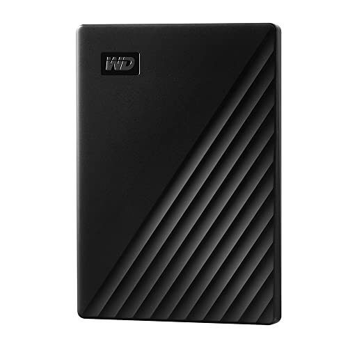 WD 5TB My Passport Portable External Hard Drive with backup software and password protection, Black - WDBPKJ0050BBK-WESN - Black - 5TB - PC - Hard Drive