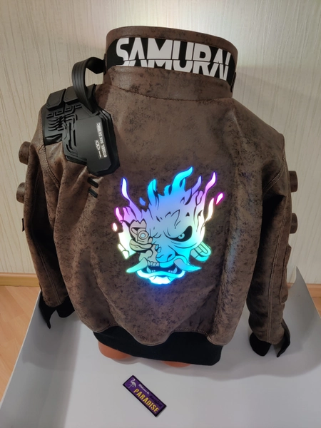 Cyberpunk cosplay samurai Jacket.