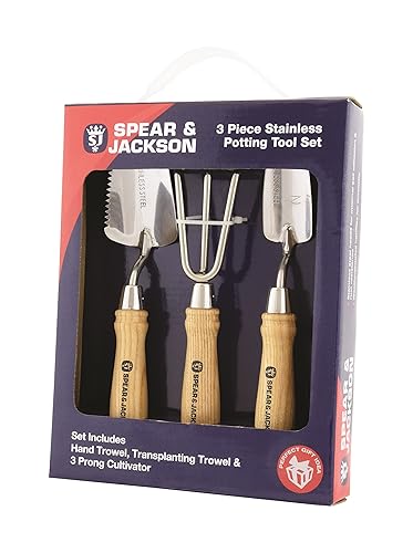Spear & Jackson POTTING3PS 3 Piece Stainless Potting Tool Set - Potting Tool Set