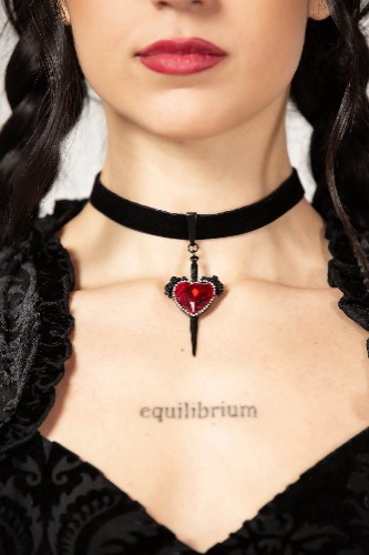 Desolate Velvet Choker | One Size / Black / 100% Alloy