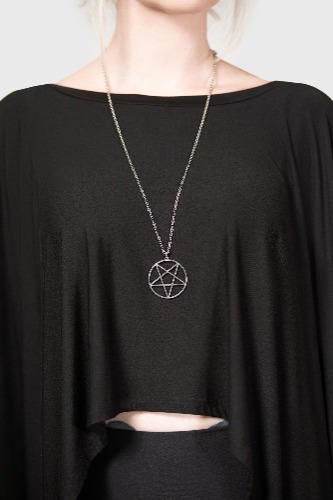 Lavey Pentagram Necklace [S] | One Size / Black / 100% Stainless Steel Made in CN