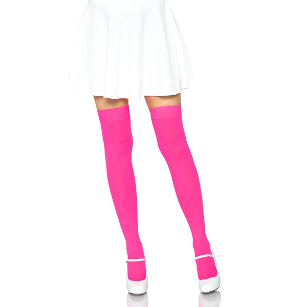 Luna Thigh High Stockings - Pink