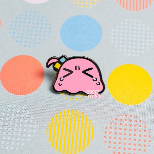 Bocchi the Tako Mendako Hard Enamel Pin - [A Grade] / Locking Clasp