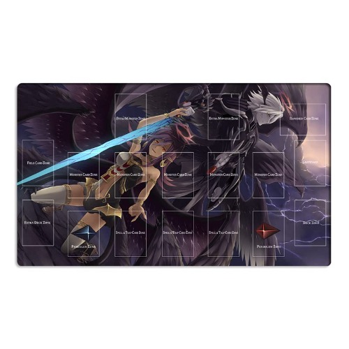 Mlikemat New Playmat Darklord Ixchel TCG CCG Trading Card Game Mat + Free Bag (ZD014-437-A) - Zd014-437-a