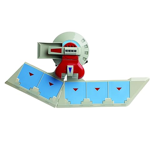 U.C.C. Distributing Yu Gi Oh Duel Disk, Console Video Games, 25 Anniversary Edition Collectible Merchandise, includes Cards - Sky Blue