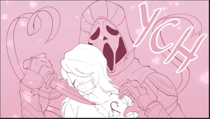 Ghostface YCH by Reneewtf 💜🍄 (@ReneeWhatTF)