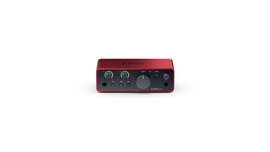 Focusrite Scarlett Solo 4th Gen USB Audio Interface - Scarlett Solo - 4th Gen
