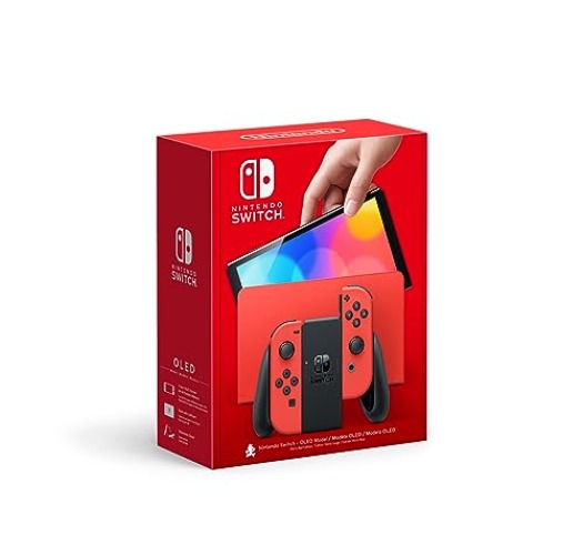 Nintendo Switch - OLED Model: Mario Red Edition (Renewed) - Mario Red Edition - Console