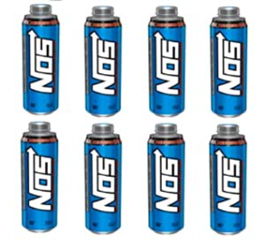 NOS Energy Drink, 24oz Cans - 8 Pack