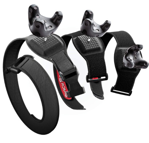 Rebuff Reality TrackStrap Vive Ready FBT Bundle for Vive Tracker 3.0 and Original Tracker - Includes 2X Foot Straps and 1x Belt - Popular in VRChat for Full Body Tracking and Mocap