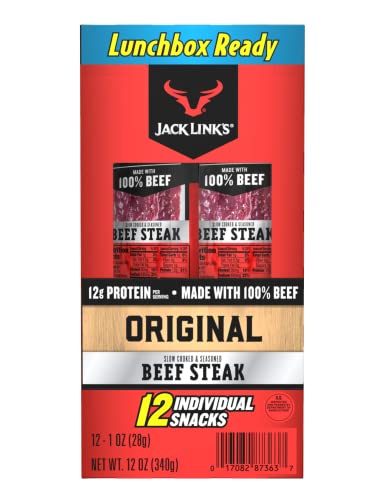 Jack Link's Beef Sticks - Includes (9) Original, (7) Teriyaki, (4) Wild Heat – Protein Snack, No Added MSG – 0.92 Oz. (20 Count) - Variety
