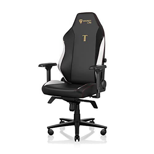 Secretlab Titan Evo Classic Gaming Chair - Reclining, Ergonomic & Comfortable Computer Chair with 4D Armrests, Magnetic Head Pillow & 4-Way Lumbar Support - Black - Leatherette - Classic - Regular