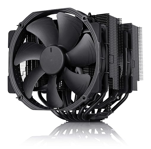 Noctua NH-D15 chromax.Black, Dual-Tower CPU Cooler (140mm, Black) - Cooler