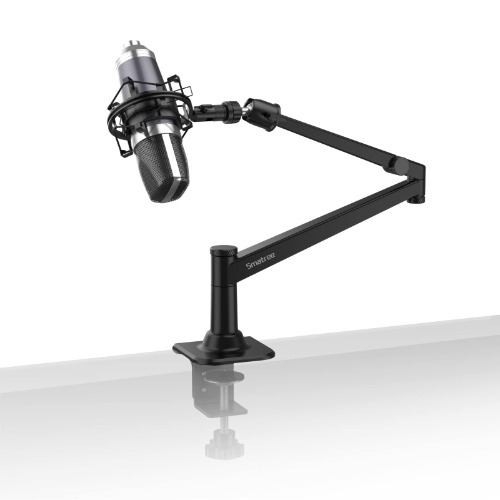 Smatree Mic Arm Desk Mount for Shure SM7B/SM58/MV7/Blue Yeti/AT2020 Mic, Shure SM7B Mic Stand, Metal Mic Arm Stand with 5/8" Adapter for Singing,Podcasts and Recording