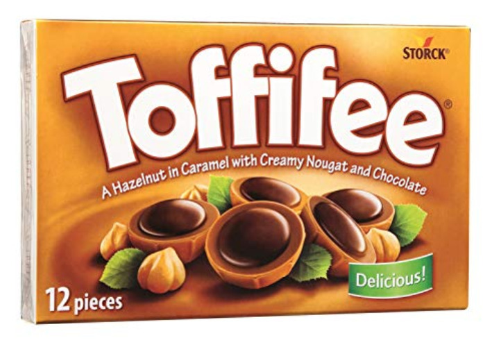 Storck Toffifee Hazelnut in Caramel with Creamy Nougat and Chocolate 12 Pieces