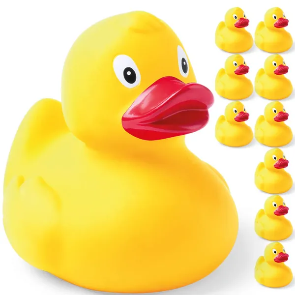 eBuyGB 1274608-20 Rubber Ducks, Yellow, Pack of 20