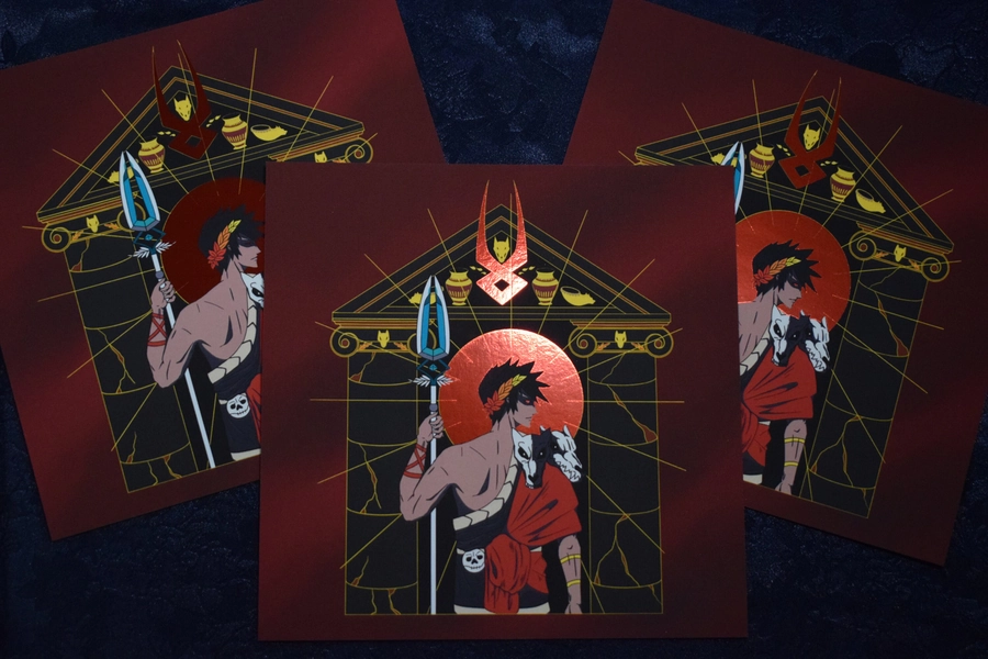 Prince of Hell 6x6 Foil Print