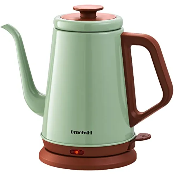 DmofwHi Gooseneck Electric Kettle(1.0L), 100% Stainless Steel BPA Free Classic Pour Over Coffee Kettle | Tea Kettle - Green