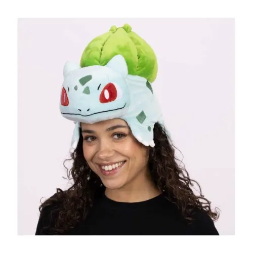 Bulbasaur Pokémon Partner Plush Hat (One Size-Adult)
