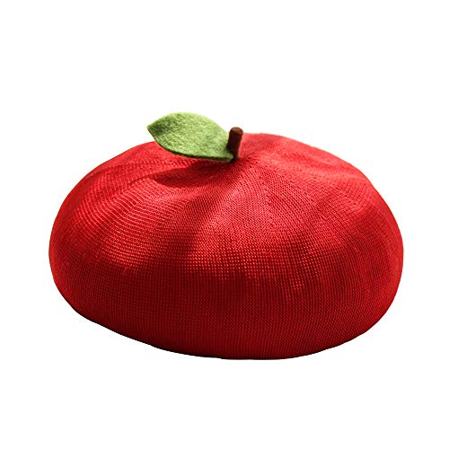 YRPNDP French Beret Hat for Women - One Size - Strawberry