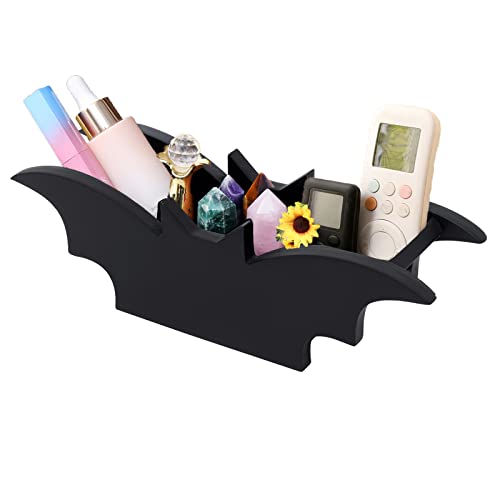 YJGYP9F Bathroom Decor Box Bat Boxes Bat Tray,Makeup Organizer-Cosmetic Organizer for Crystal Cosmetic Brush Remote&Keys