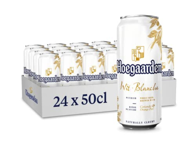 Hoegaarden Blanche Bière Pack de 24 Canettes de 50cl