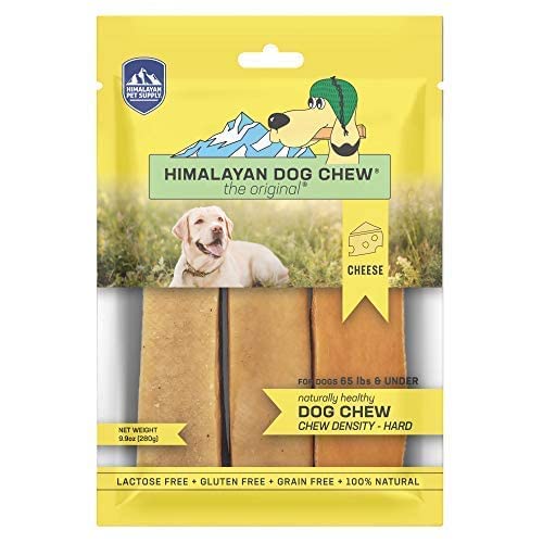 Himalayan Dog Chew Original Yak Cheese Dog Chews, 100% Natural, Long Lasting, Gluten Free, Healthy & Safe Dog Treats, Lactose & Grain Free, Protein Rich, Mixed Sizes, Dogs 65 Lbs & Smaller, 9.9 oz - 9.9 Ounce (Pack of 1)