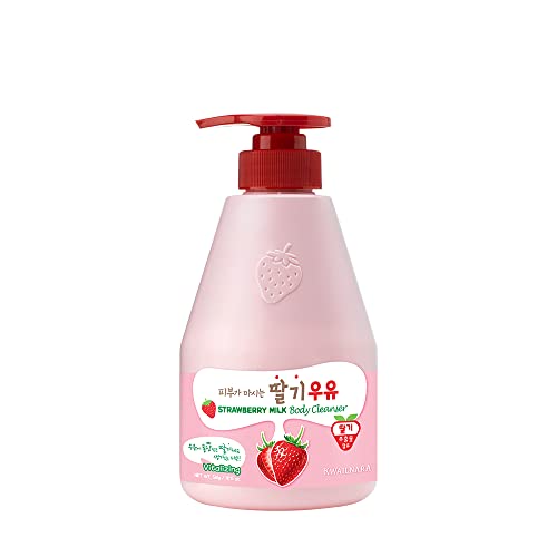 WELCOS KWAILNARA Strawberry Milk Body Cleanser 560 g / 19.75 oz. - Strawberry