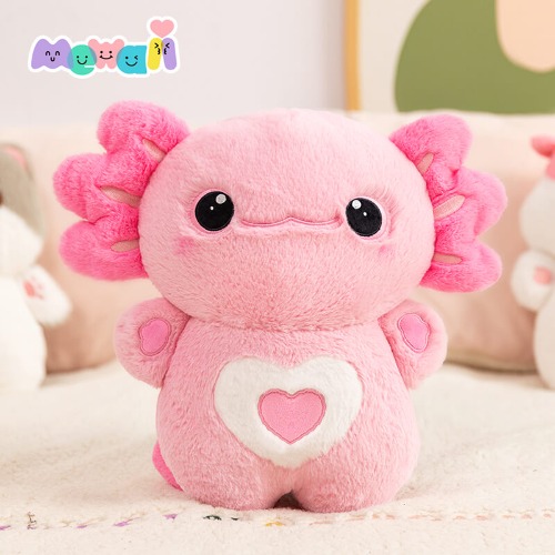 Mewaii® Squishy Loving Axolotl Pink Plush Kawaii Pillow Plush Toy