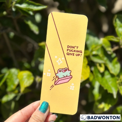 Froggo Don't Fucking Give Up Bookmark | Default Title