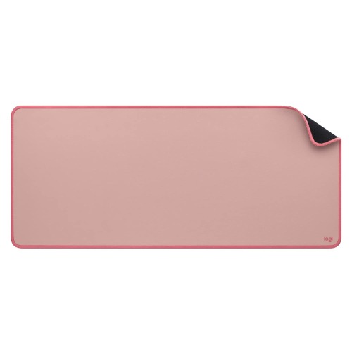 Logitech Desk Mat - Studio Series, Multifuncional, Alfombrilla de Ratón Grande, Protector de Escritorio, Base Antideslizante, Resiste Salpicaduras - Rosa