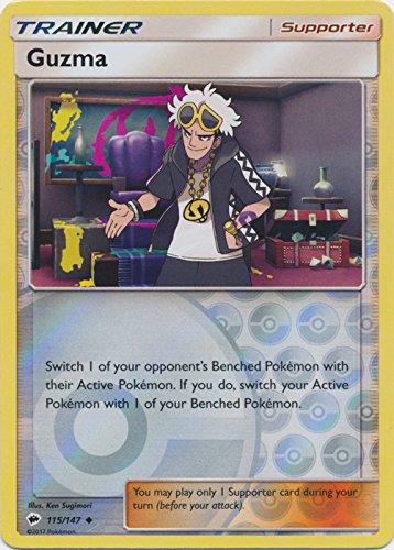 Pokemon - Guzma - 115/147 - Uncommon - Reverse Holo