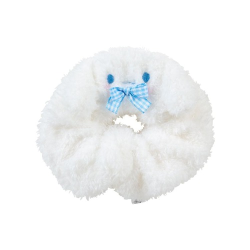 Cinnamoroll Cozy Plush Scrunchie (Gingham Bow)